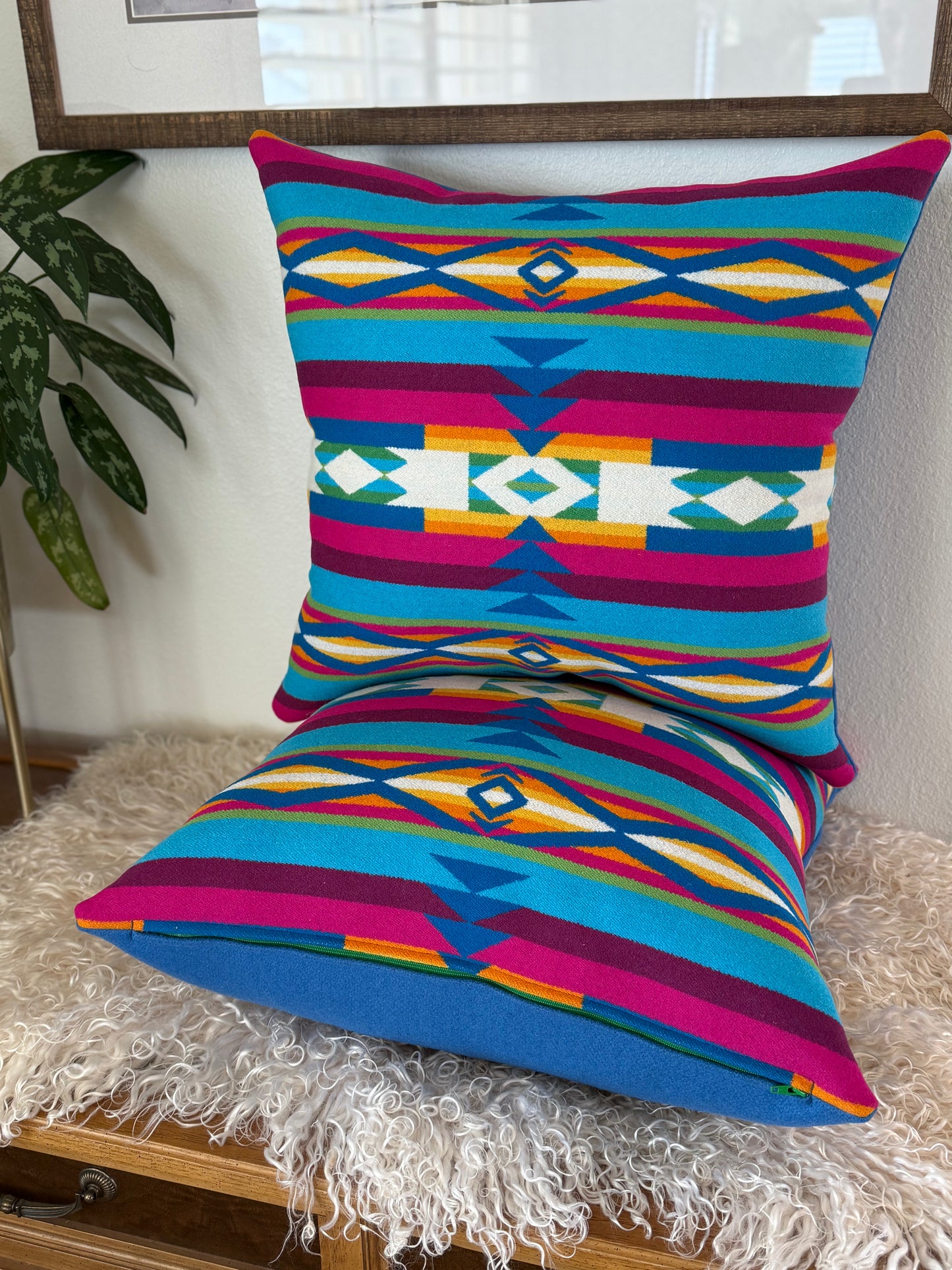 San Gabriel Blue Pillow Set