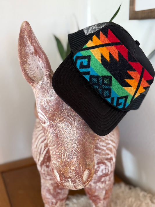 Black Trucker Hat