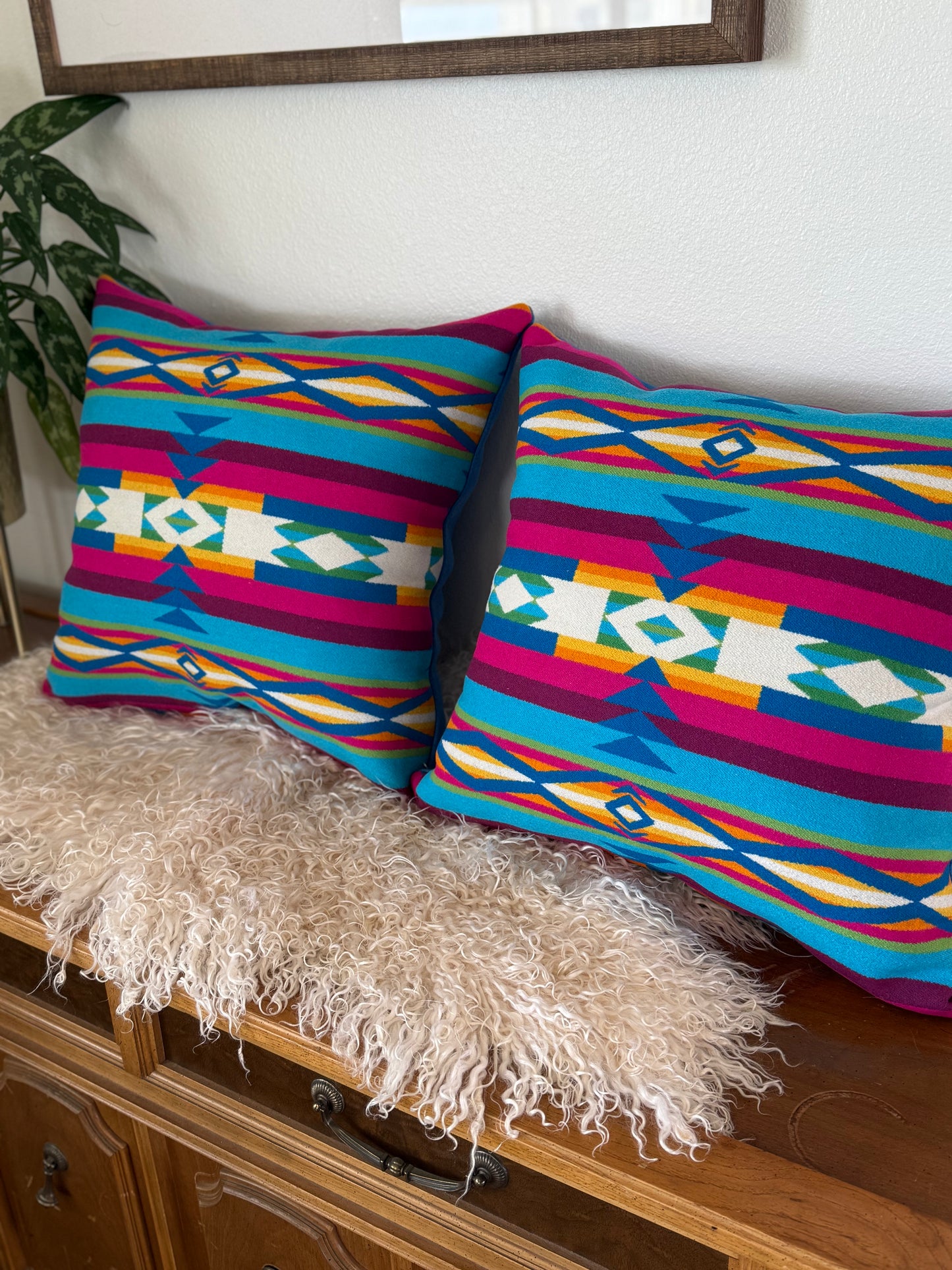 San Gabriel Blue Pillow Set