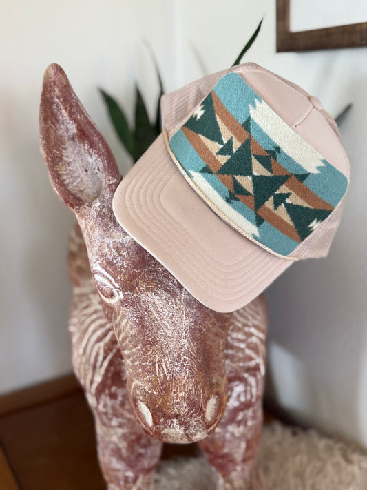 Cream Trucker Hat
