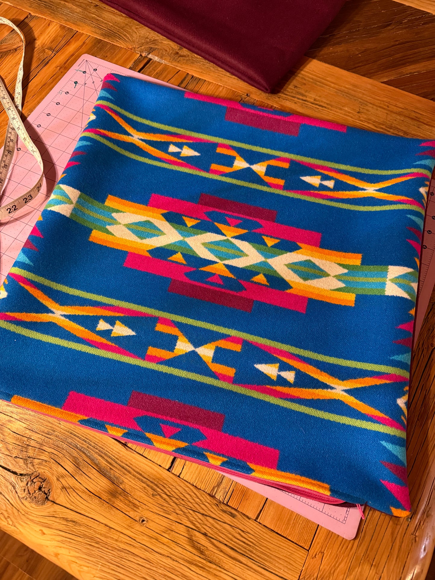 San Gabriel Blue Pillow