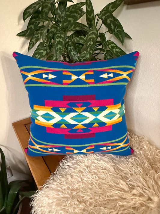 San Gabriel Blue Pillow