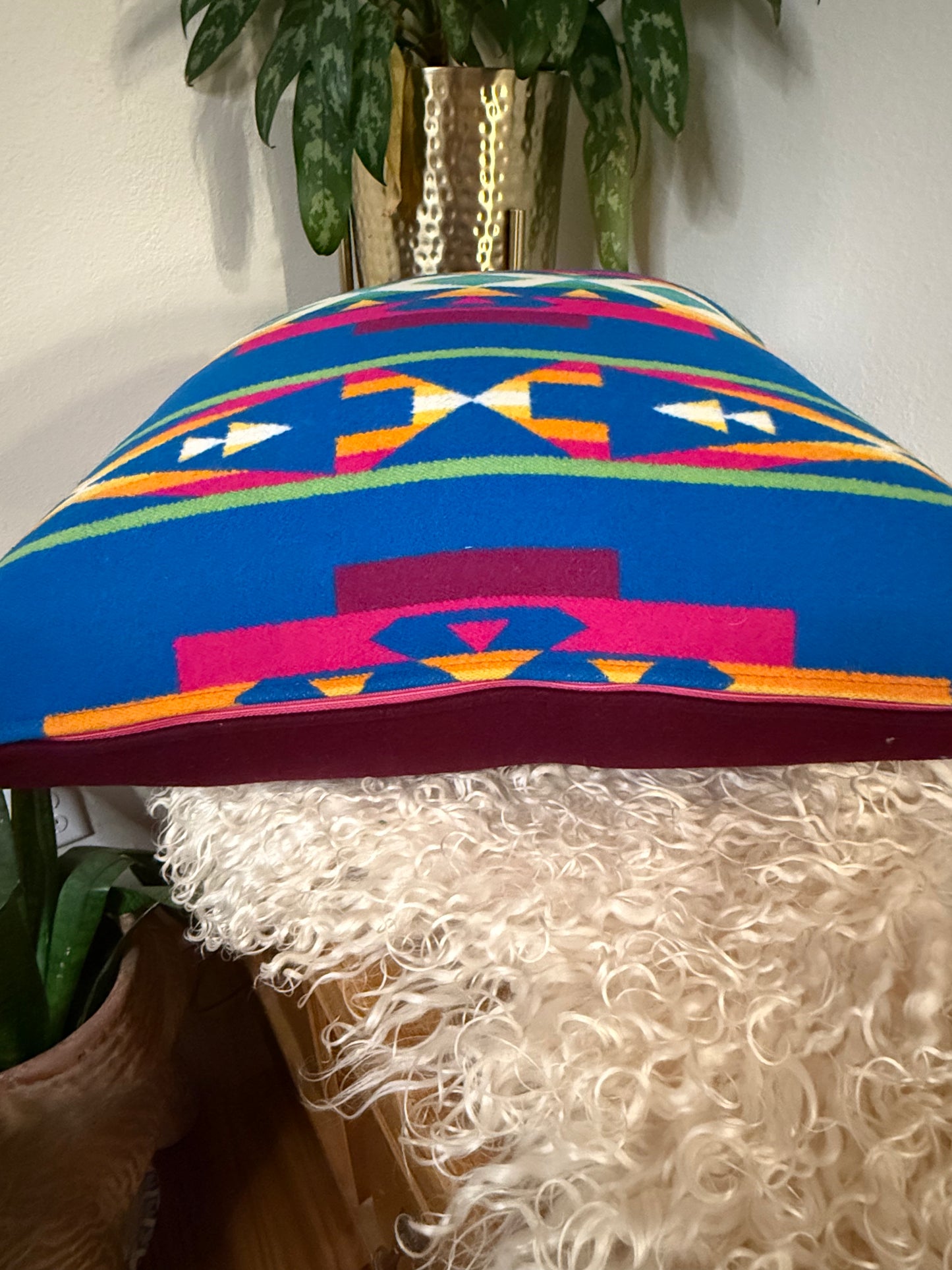San Gabriel Blue Pillow