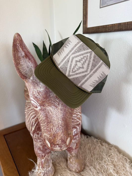 Olive Green Trucker Hat